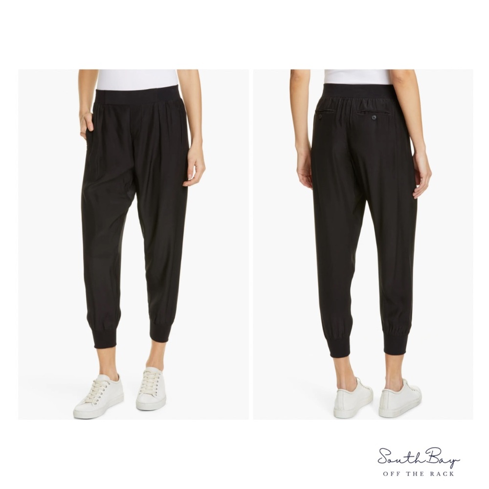 ATM Silk Black Joggers Size S